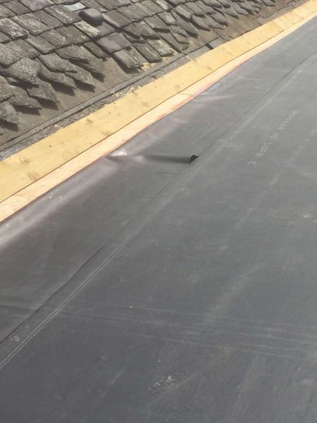 Firestone Rubber Roofing Installation In Falkirk